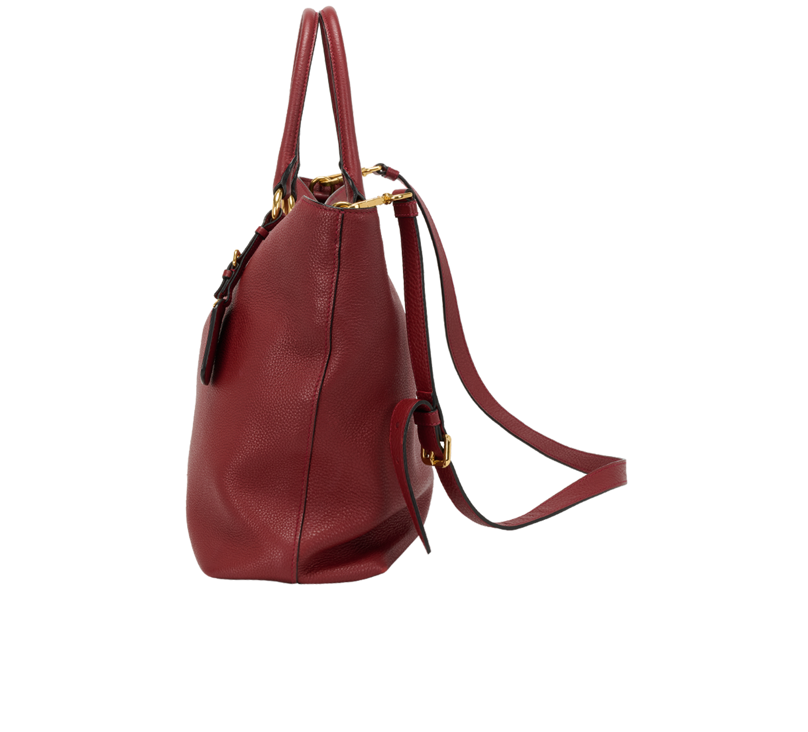 Phenix Shopper, &pound;495, Handbags, Red, Leather, Bottom view